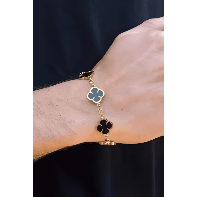 PULSERA BLACK CLOVER DORADO - 2