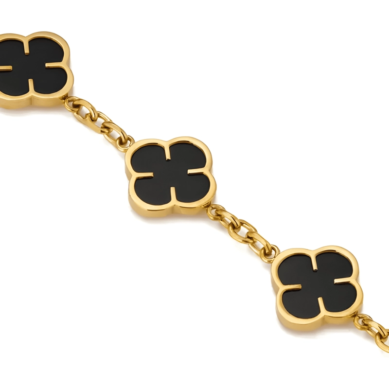 PULSERA BLACK CLOVER DORADO - 3