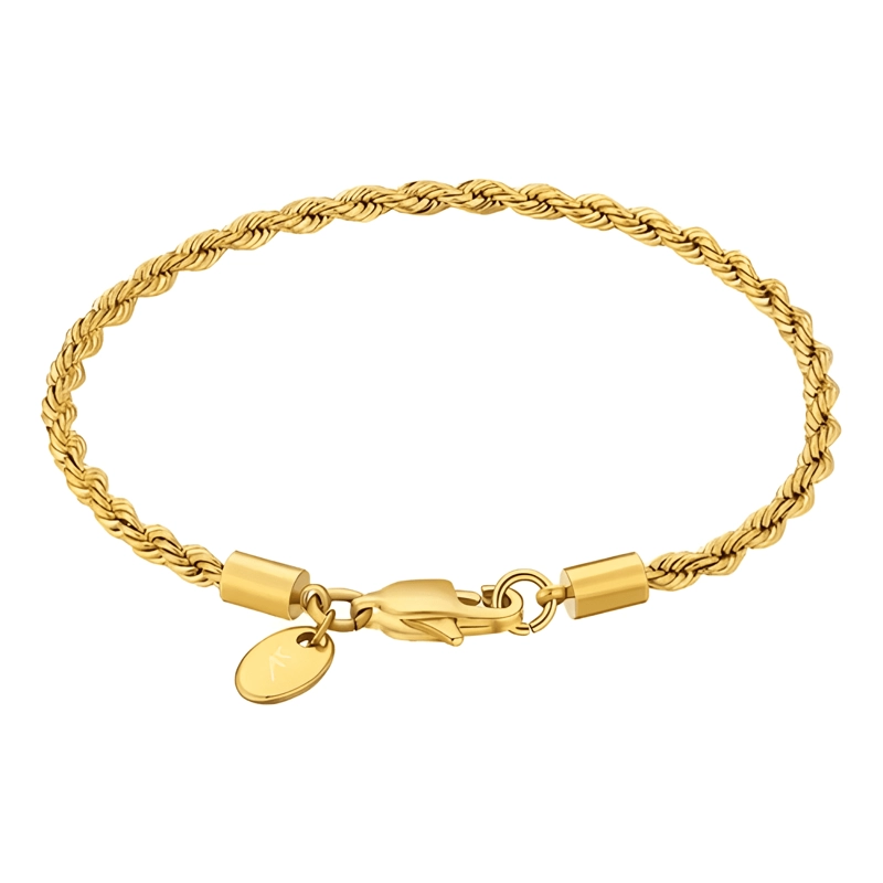 PULSERA ROPE ORO 3MM ATRACCION CARACTER SAINT VENIK 20 CM - 1