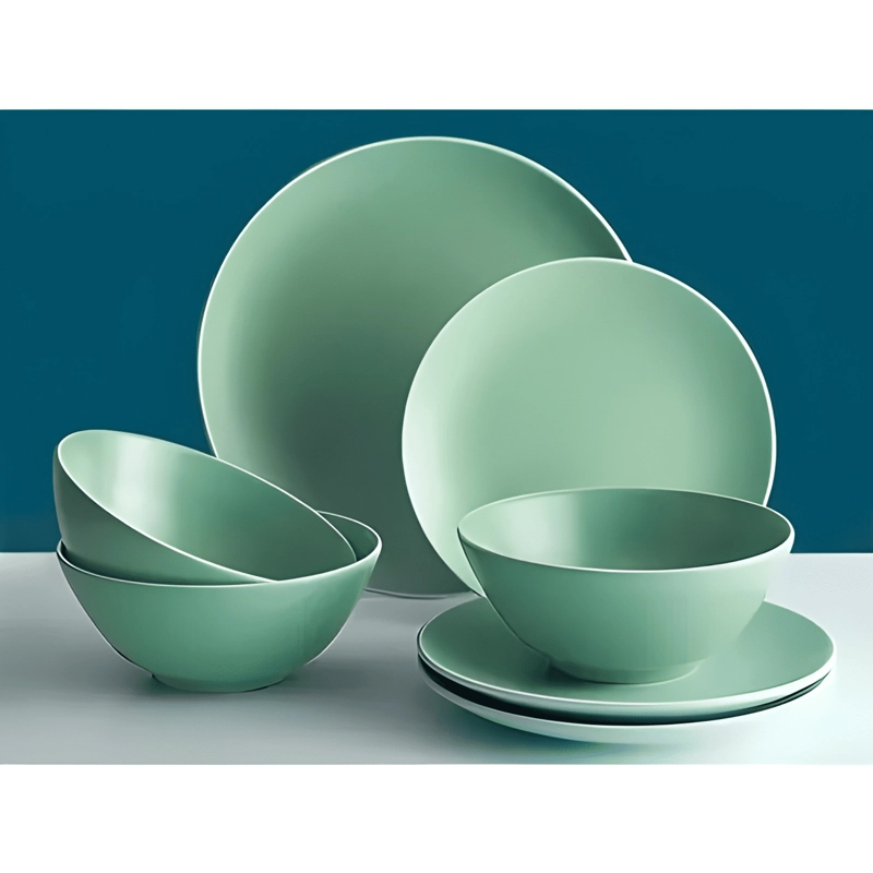 VAJILLA CERAMICA 12 PIEZAS MASON CASH VERDE - 2