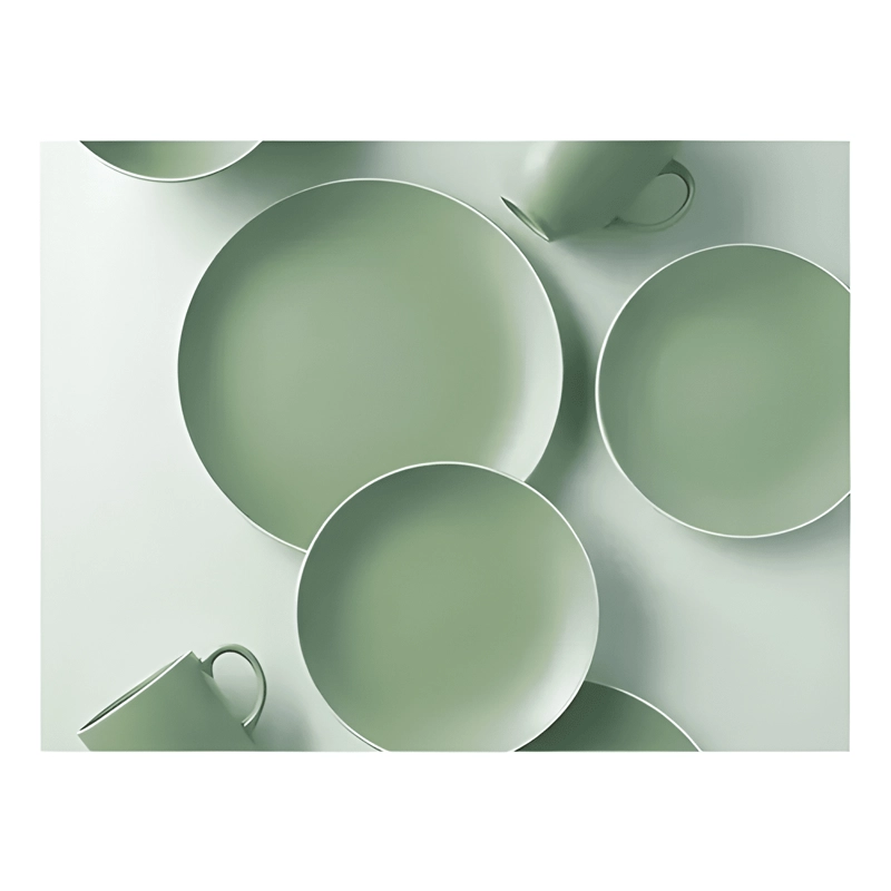 VAJILLA CERAMICA 12 PIEZAS MASON CASH VERDE - 3
