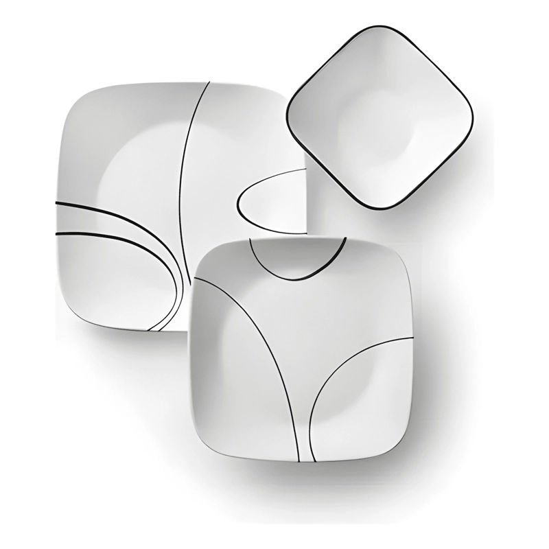 SET DE CENA CORELLE, PARA 6 PERSONAS, 18 UNIDADES, LIGERO - 2
