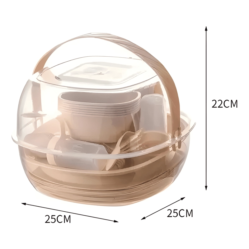 VAJILLA GENE RICA 36 PIEZAS DE PLASTICO - 1