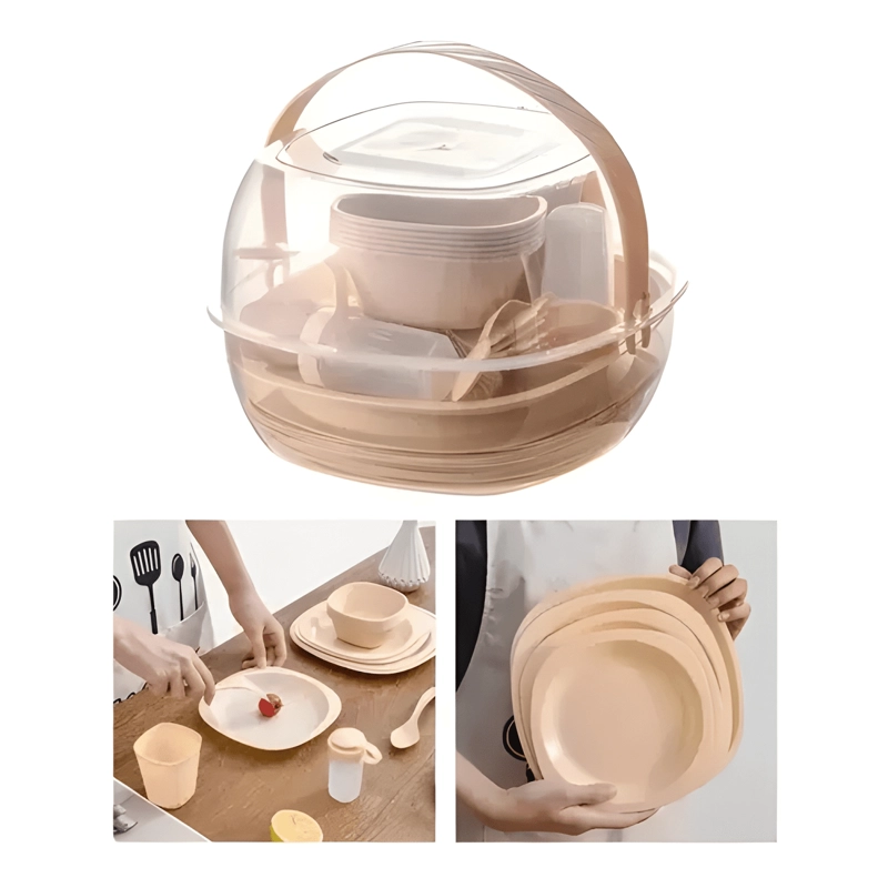 VAJILLA GENE RICA 36 PIEZAS DE PLASTICO - 2