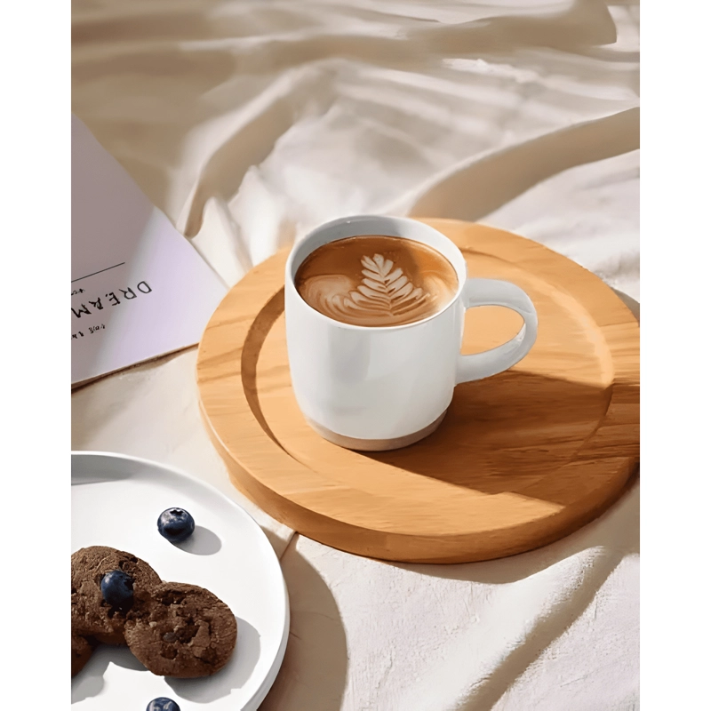 SET DE 6 TAZAS CERAMICAS DE 390 ML PARA Y TE ... CAFE - 3