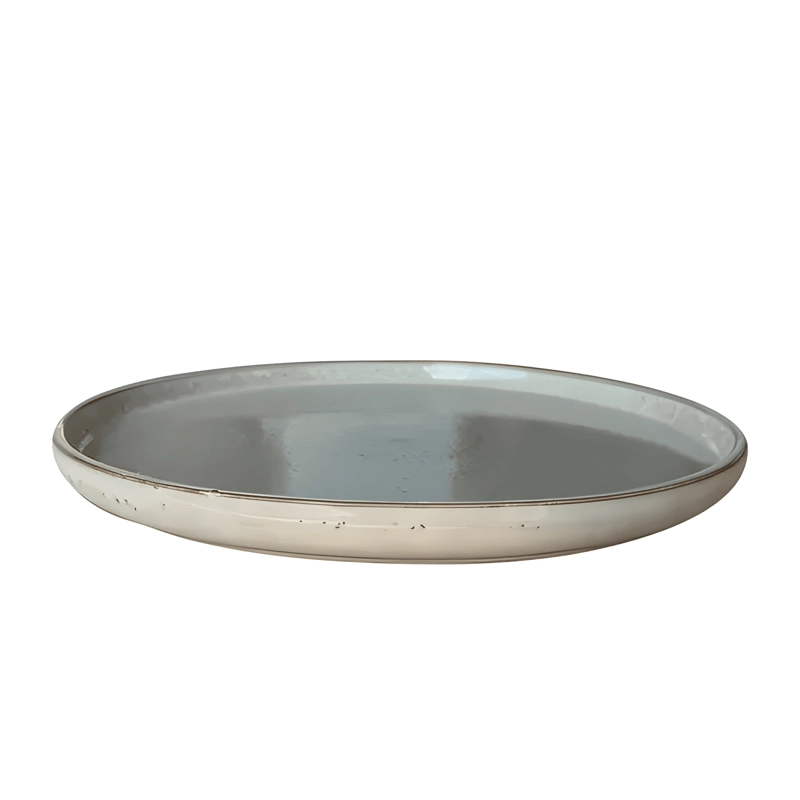 SET VAJILLA 18 PIEZAS CERAMICA LINEA OSLO TIPO GRES GRIS - 3