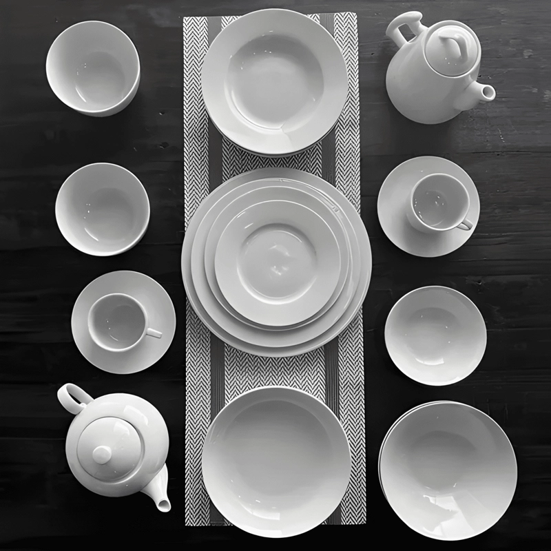 SET DE 6 BOWLS POCILLO PORCELANA 15 CMS PADUA CLASE C (*) - 4