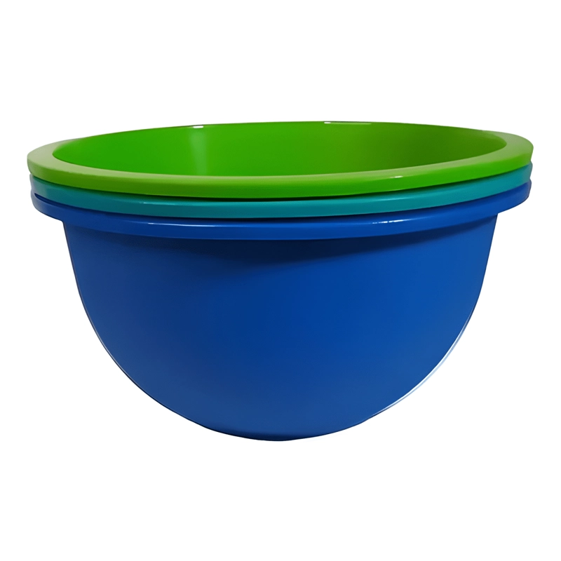 PACK 3 BOWL BATIDOR ITALIANO REDONDO 5LT REPOSTERIA ENSALADA - 1