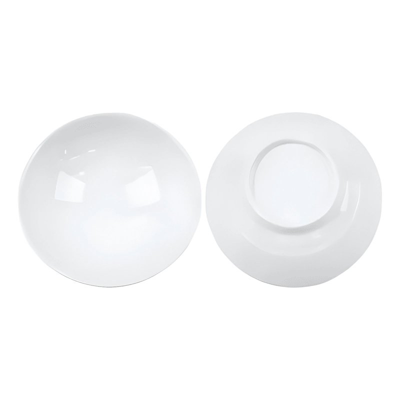 BOWL MELAMINA REDONDO VAJILLA RESISTENTE HOGAR BLANCO - 4