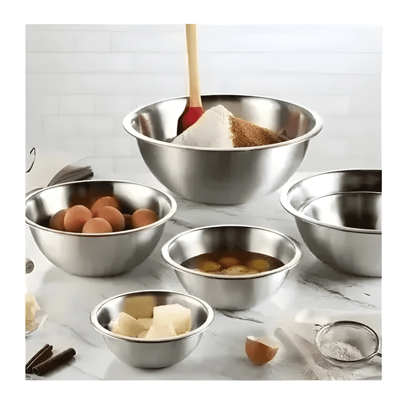 BOWL ACERO INOXIDABLE 26 CM ENSALADERA MEZCLADOR - 2