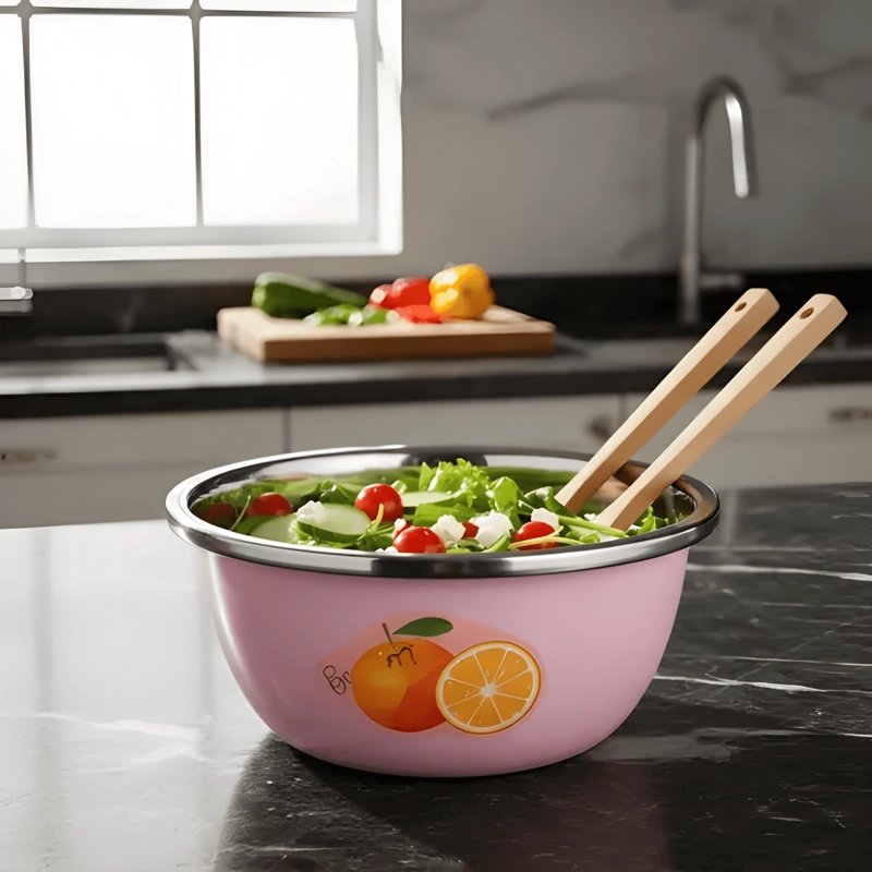 BOWL EUROPEO 34CM CON DISEÑO DECORATIVO - 1