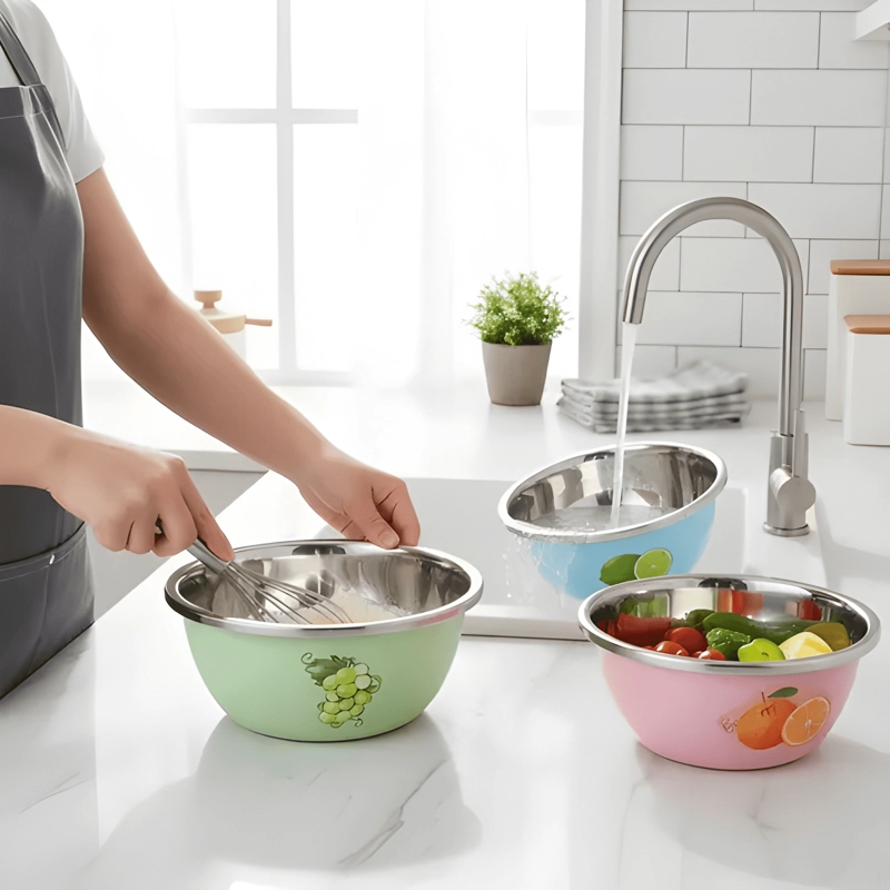 BOWL EUROPEO 34CM CON DISEÑO DECORATIVO - 2