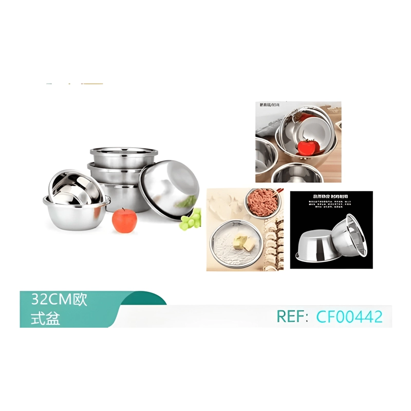 BOWL ACERO INOXIDABLE RECIPIENTE 32CM - 2