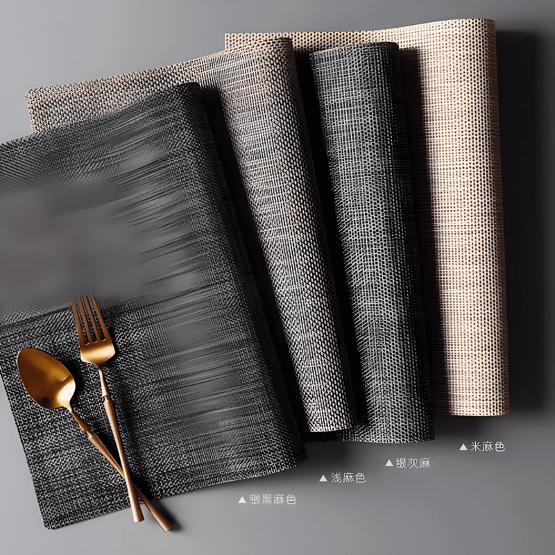 MANTEL INDIVIDUALE CON TEXTURA DE LINO IMITACION SIMPLE X10 - 1