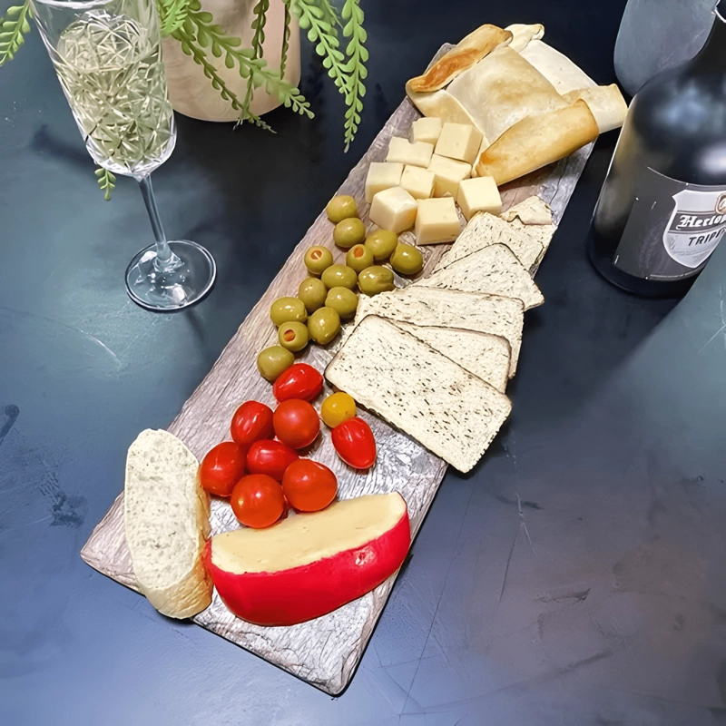 TABLA APERITIVO MELAMINA RECT 53X16X 1 CM MADERA - 1
