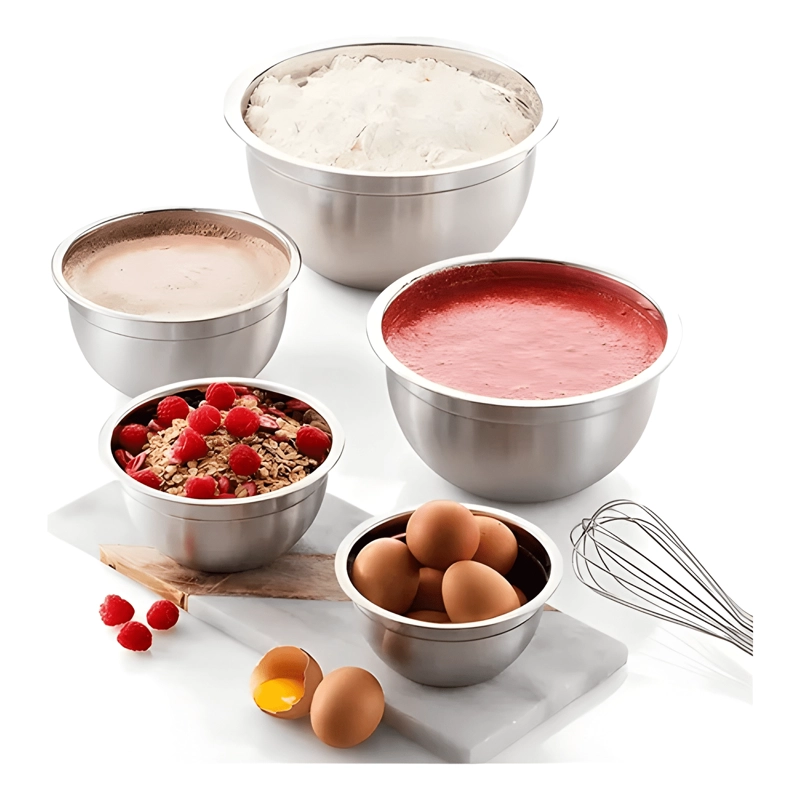 BOWL 30CM ACERO INOXIDABLE REPOSTERIA POCILLO FUENTE 6000ML - 3