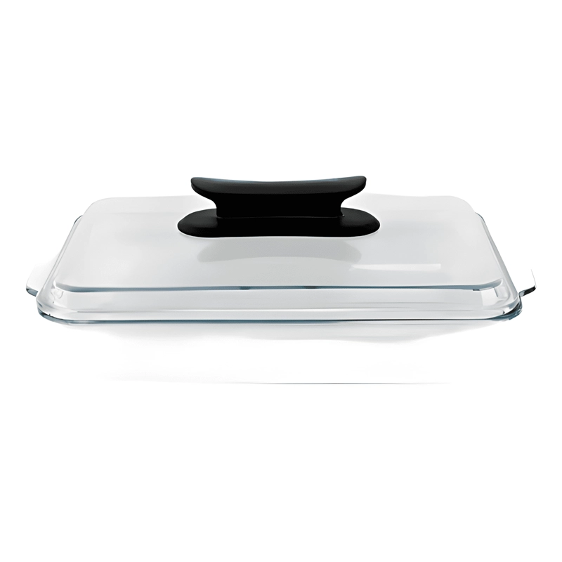 BOL DE VIDRIO TEMPLADO CON TAPA DE VIDRIO - 4