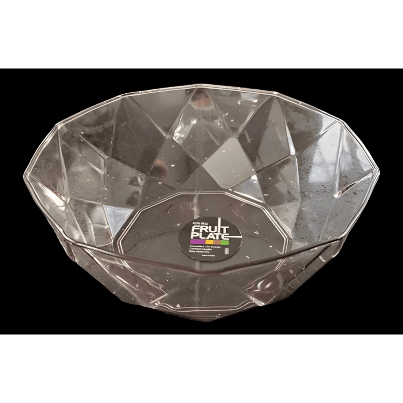 ENSALADERA BOWL ACRILICO MENAJE ENSALADAS 25CM TRANSPARENTE - 2