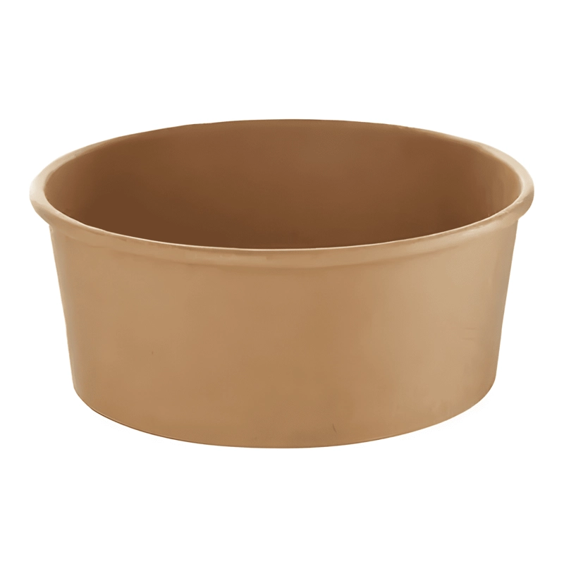 BOWL KRAFT 750 ML CON TAPA (X300) ENVASE DELIVERY ECOLOGICO - 1