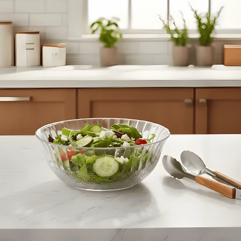 ENSALADERA DE VIDRIO 22 CM PARA SERVIR - 1