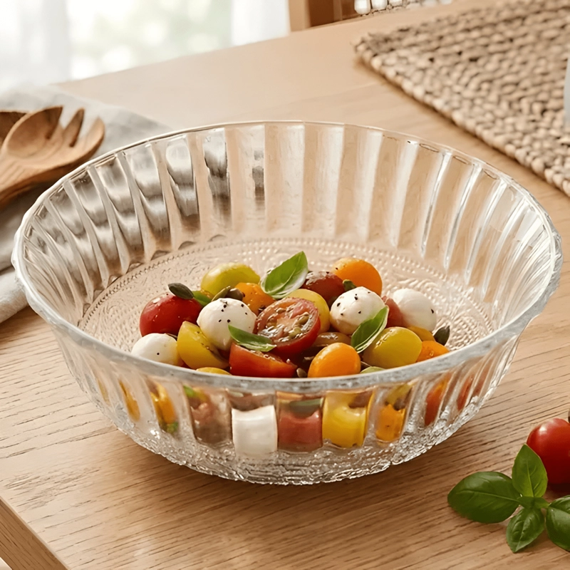 ENSALADERA DE VIDRIO 22 CM PARA SERVIR - 3