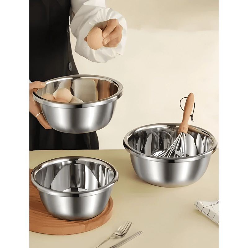 PACK 6 BOWL CUENCO TAZON PROFUNDO 24 CM ACERO COCINA #16 - 2
