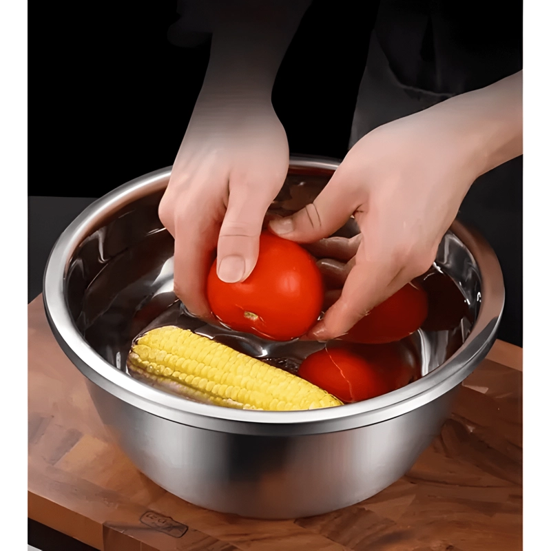 PACK 6 BOWL CUENCO TAZON PROFUNDO 24 CM ACERO COCINA #16 - 4