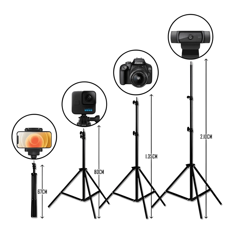 CAMARA CELULAR PROFESIONAL CON TRIPODE 2.10 BLUETOOTH+NF - 1