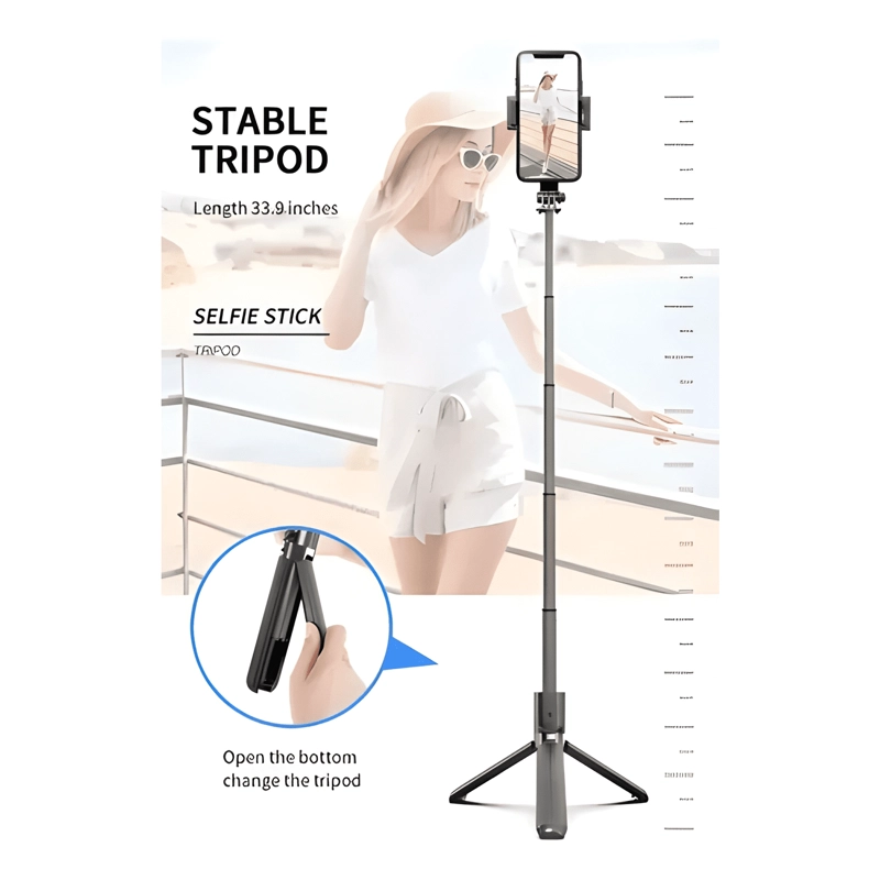 GIMBAL STABILIZER ESTABILIZADOR CELULAR TRIPODE 2 EN NEGRO - 3