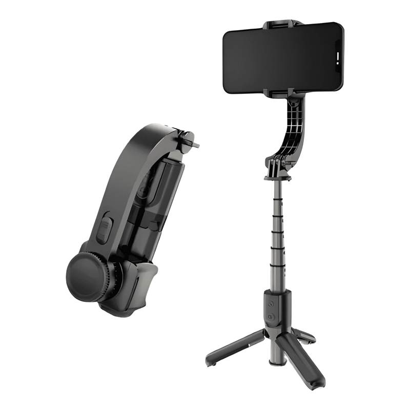 GIMBAL STABILIZER ESTABILIZADOR CELULAR TRIPODE 2 EN NEGRO - 4