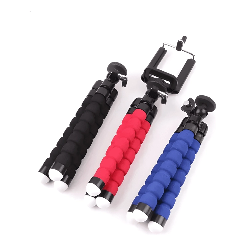 SOPORTE TRIPODE FLEXIBLE PARA CELULAR Y CAMARA - 1