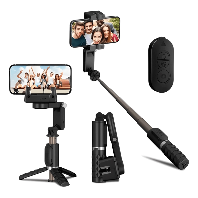 ESTABILIZADOR PARA CELULAR CON TRIPODE Y MANDO BLUETOOTH - 1