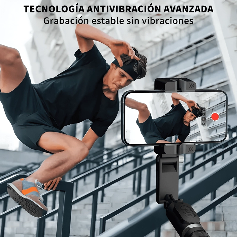 ESTABILIZADOR PARA CELULAR CON TRIPODE Y MANDO BLUETOOTH - 4