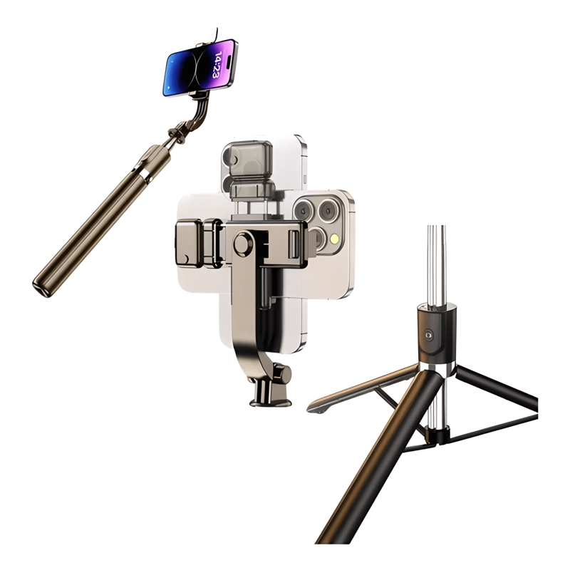 PALO SELFIES TRIPODE CELULAR BLUETOOTH 170CM MONOPOD SOPORTE - 1