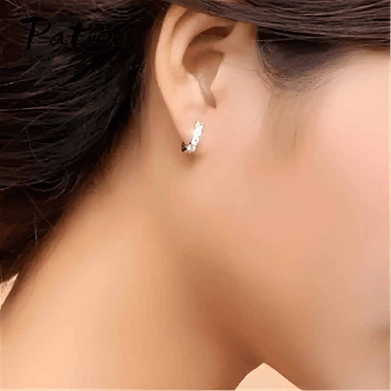 AROS PLATA 925 PENDIENTES MUJER REGALO JOYAS ARGOLLA DAMA - 2