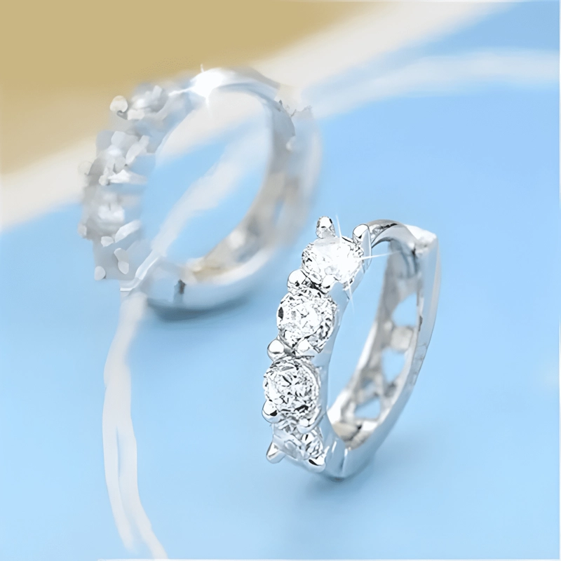 AROS PLATA 925 PENDIENTES MUJER REGALO JOYAS ARGOLLA DAMA - 4