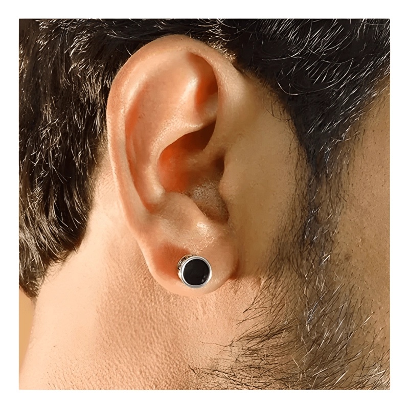 AROS ACERO INOX HOMBRE MUJER BORDE ROMANO PIERCING 8MM 10MM - 3