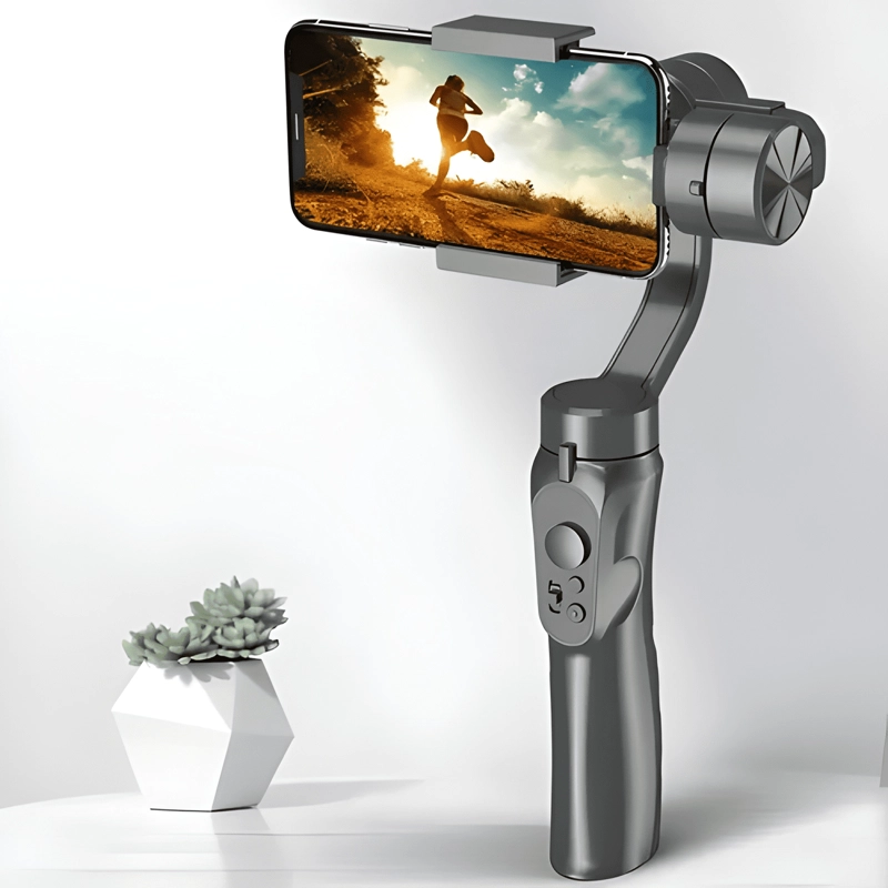 ESTABILIZADOR DE TELE FONO CELULAR GIMBAL H4 PARA NEGRO - 4