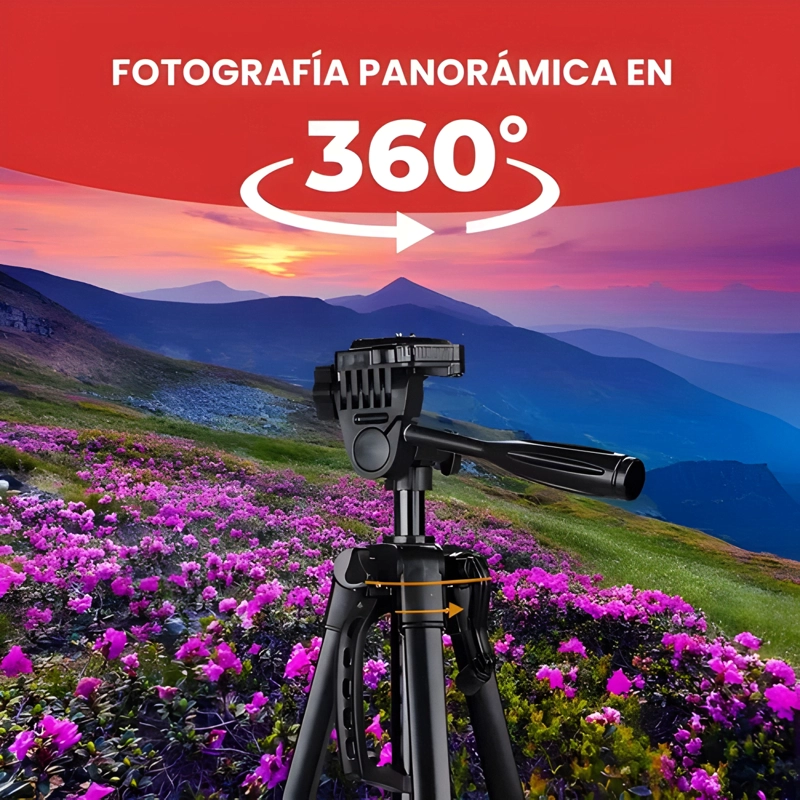 TRIPODE PROFESIONAL PARA CAMARA, CELULAR, VIDEO COLOR #2 - 4