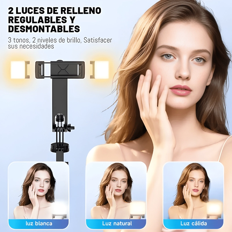 1.9 M TRIPODE PARA CELULAR SELFIE STICK PARA TELEFONO #1 - 4