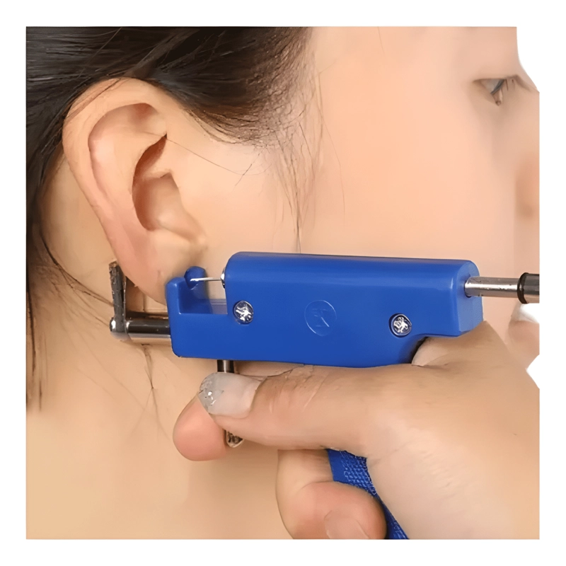 PISTOLA PERFORADORA DE OREJA PROFESIONAL + 98 AROS - 4