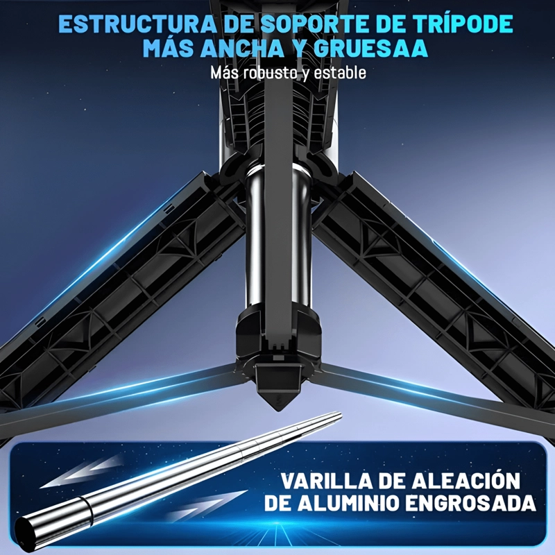 1.9 M TRIPODE PARA CELULAR SELFIE STICK PARA TELEFONO #4 - 3