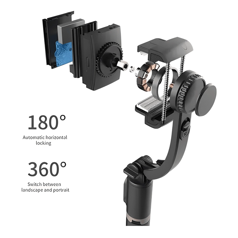 TRIPODE ESTABILIZADOR GIMBAL SOLESTE BLUETOOTH PARA NEGRO - 1
