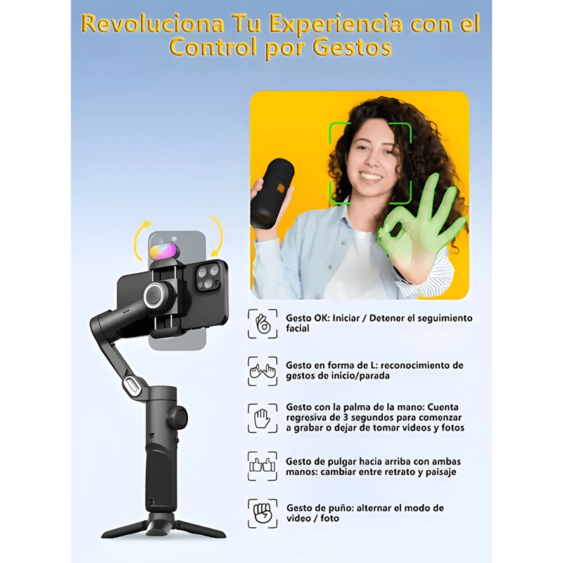 ESTABILIZADOR GIMBAL AOCHUAN XE DE 3 EJES PRO - 3
