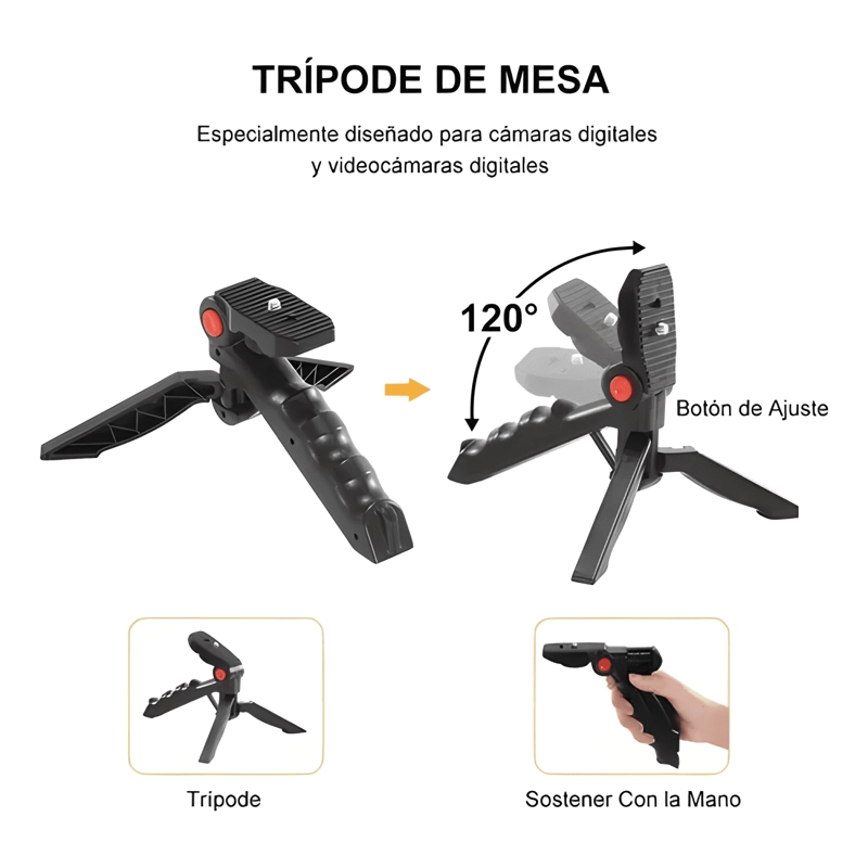 ESTABILIZADOR DE CELULAR TELEFONO BLUETOOTH TRIPODE CAMARA - 3