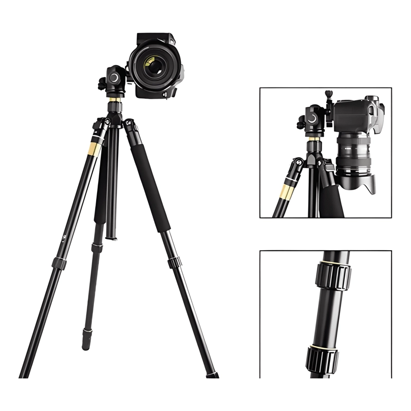 TRIPODE MONOPODE PROFESIONAL Q999 ROTULA 360° CAMARAS NIKON - 2
