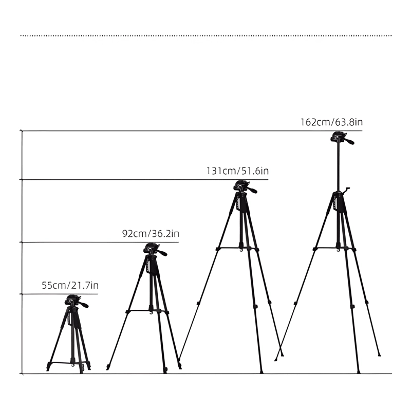 TRIPODE CELULAR CAMARA SOPORTES 165 CM CONTROL BLUETOOTH - 4