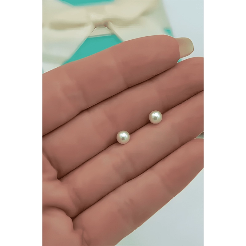 AROS SASCHA PERLA 5MM TITANIO G23 ASTM F136 20G BLANCO #2 - 4
