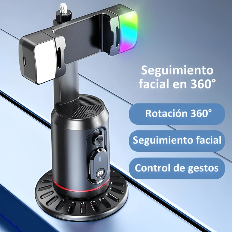 ESTABILIZADOR CELULAR SOPROTE GIMBAL SEGUIMIENTO NEGRO - 3