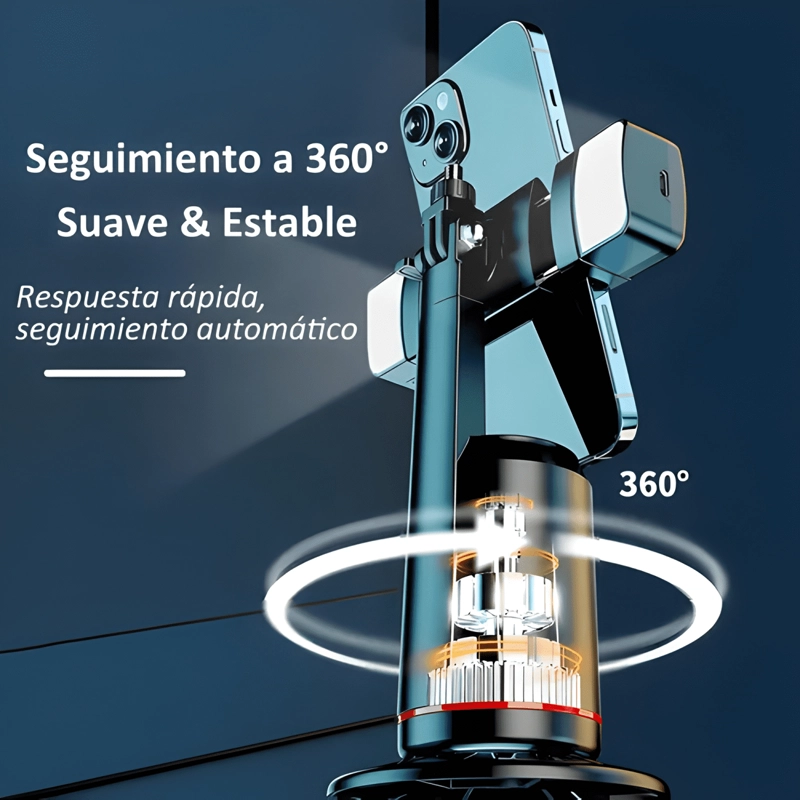 ESTABILIZADOR CELULAR SOPROTE GIMBAL SEGUIMIENTO NEGRO - 4